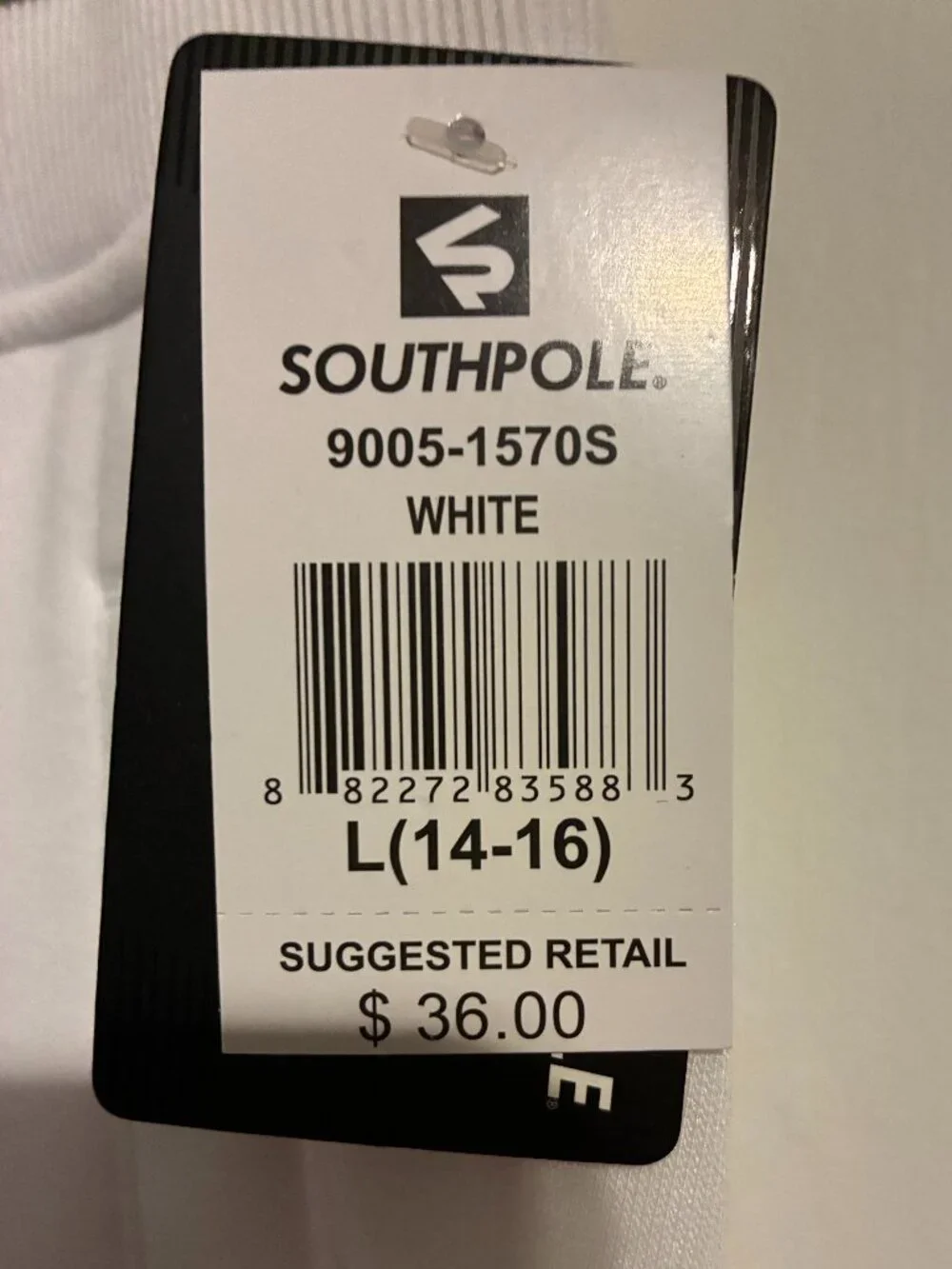 NWT Southpole Boys White Jogger Sweatpants L 14-16 Streetwear